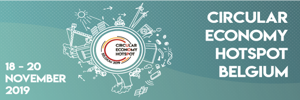 Belgium will be hosting the Circular Economy Hotspot in 2019 on 18, 19 and 20 November