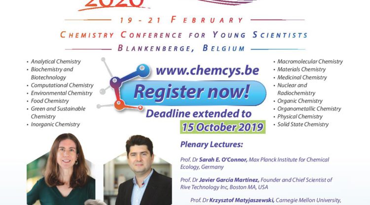 Invitation to sponsor and participate in ChemCYS 2020