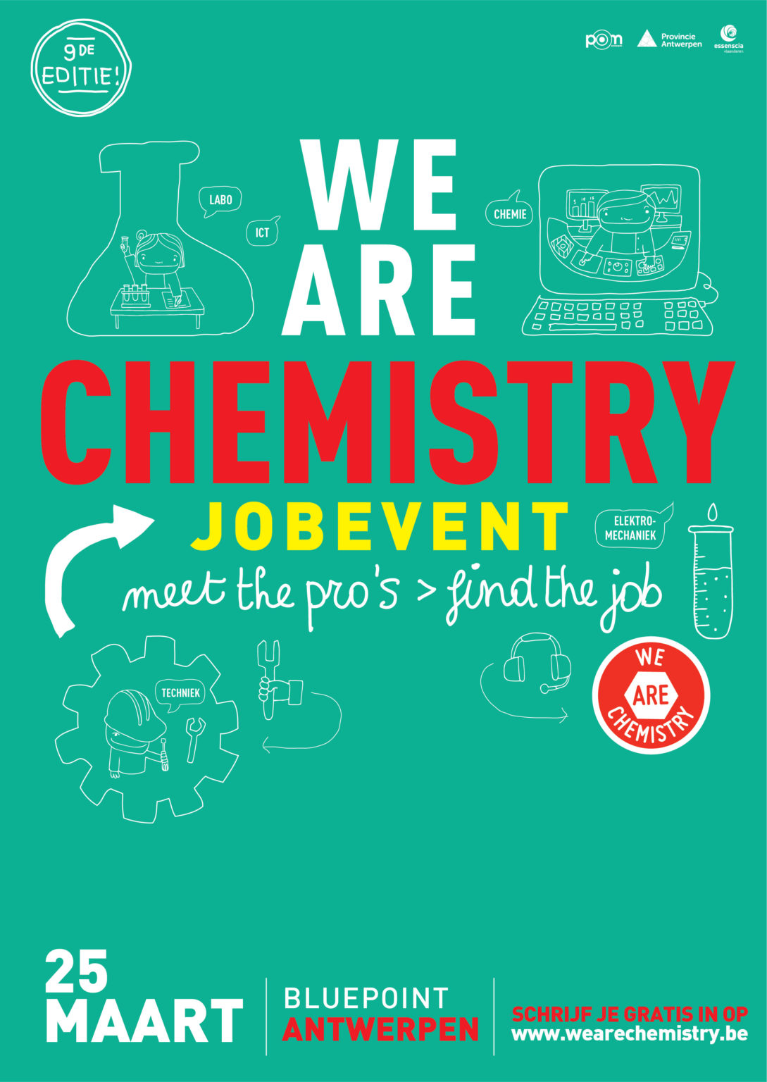 UITGESTELD We Are Chemistry jobevent essenscia