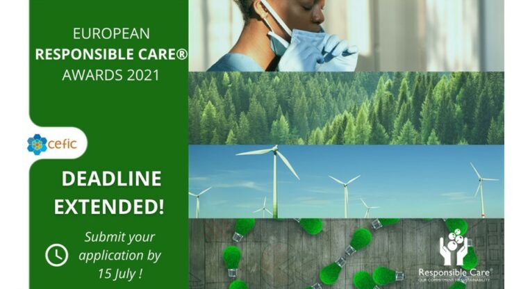New deadline: apply for Cefic’s Responsible Care Awards 2021 before 15th July