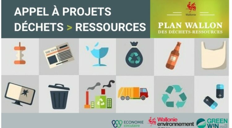 Appel à projets Déchets-Ressources de la Wallonie