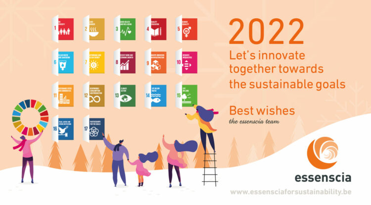 essenscia wenst u een prettig eindjaar en een innovatief 2022!