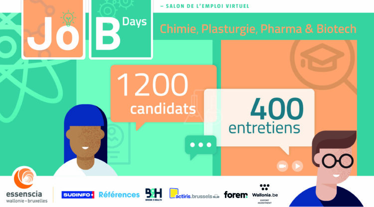 1200 candidats ont participé aux Jobdays Chimie, Plasturgie, Pharma & Biotech 2022